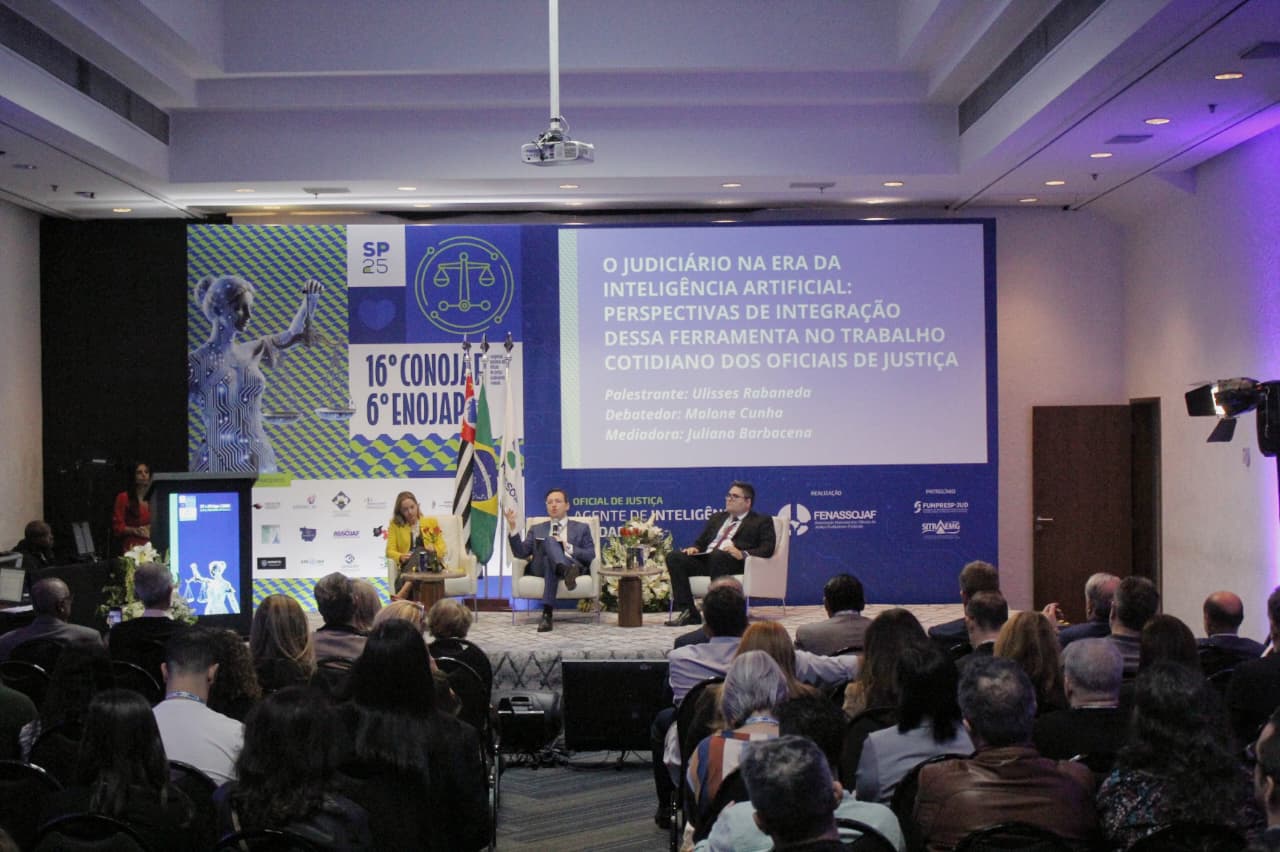 SEGUNDO DIA DE CONOJAF E ENOJAP EM SÃO PAULO É RETOMADO COM DEBATE SOBRE INTELIGÊNCIA ARTIFICIAL