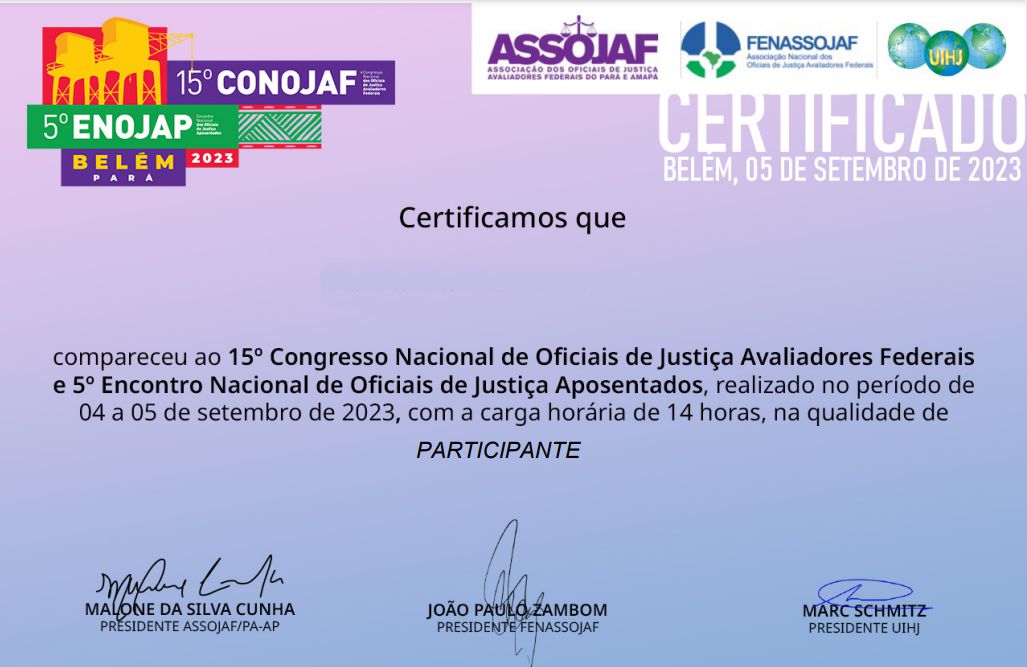 certificado