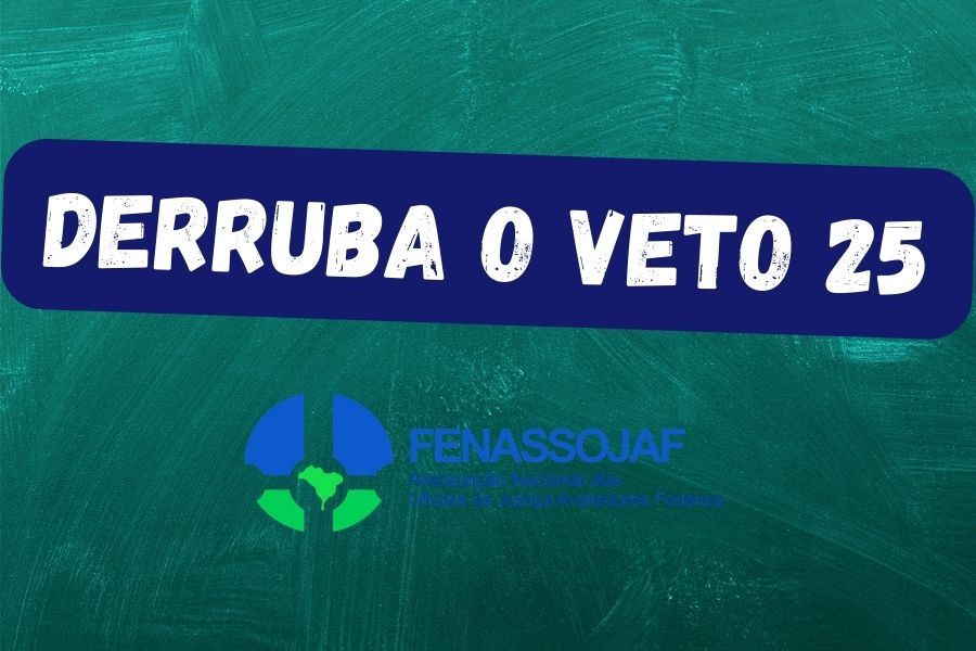 ACORDO DEFINE QUE VETO 25 NÃO SERÁ APRECIADO NESTA QUINTA-FEIRA