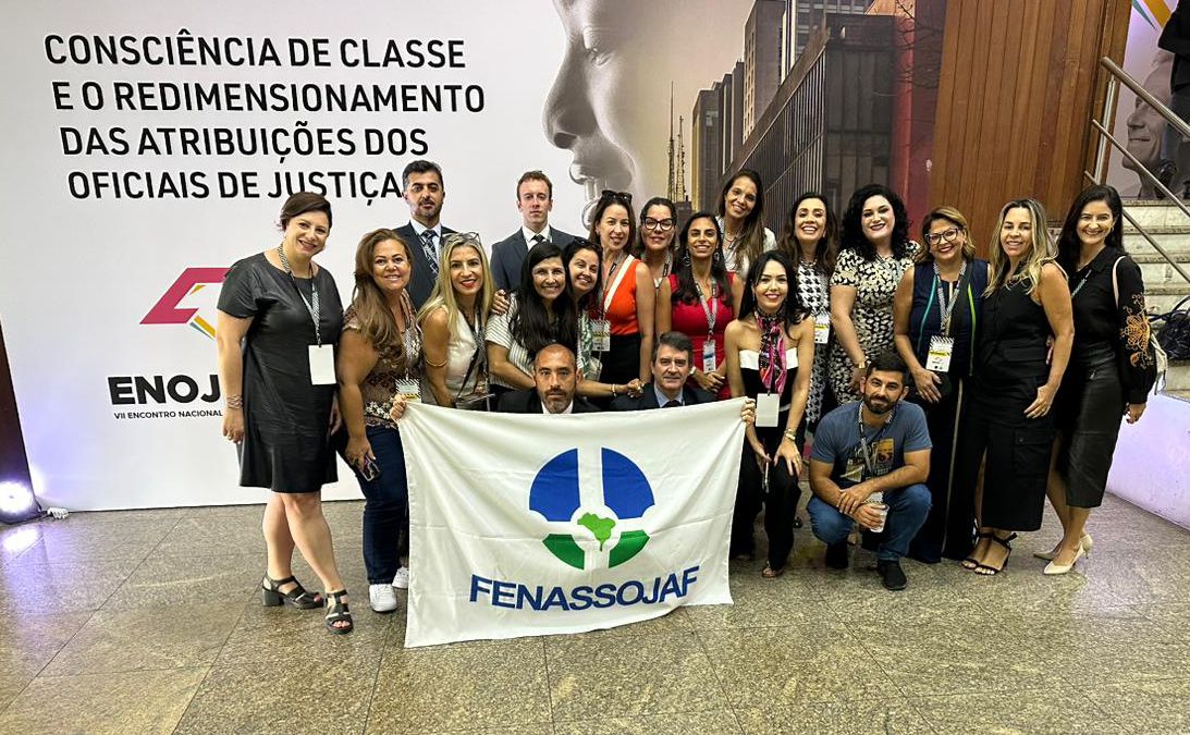 FENASSOJAF E OFICIAIS FEDERAIS PARTICIPAM DO VII ENOJUS EM SÃO PAULO