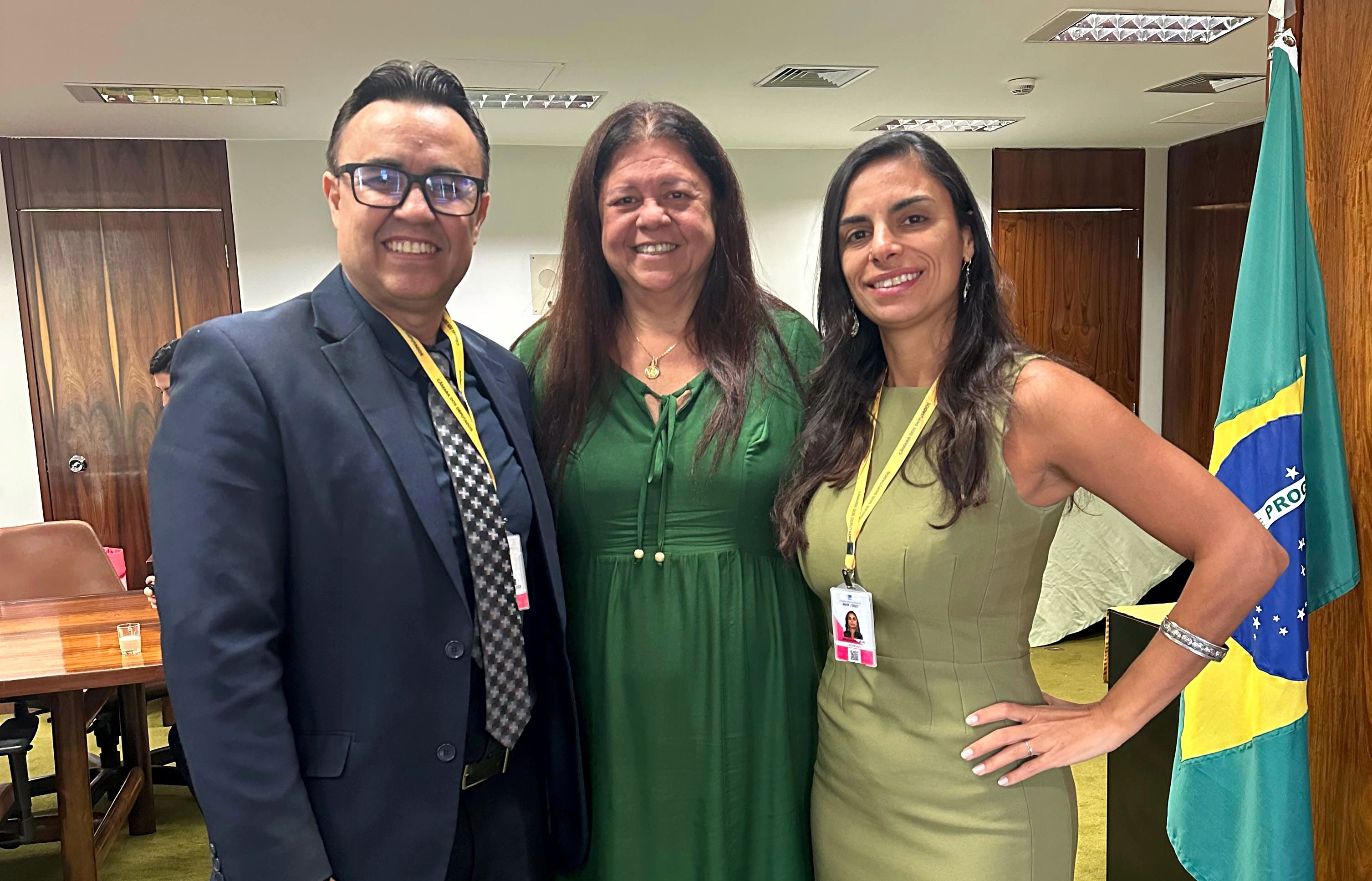 FENASSOJAF E FENASSE SE REÚNEM COM A DEPUTADA LAURA CARNEIRO EM AGRADECIMENTO PELA ATUAÇÃO AO PORTE DE ARMA