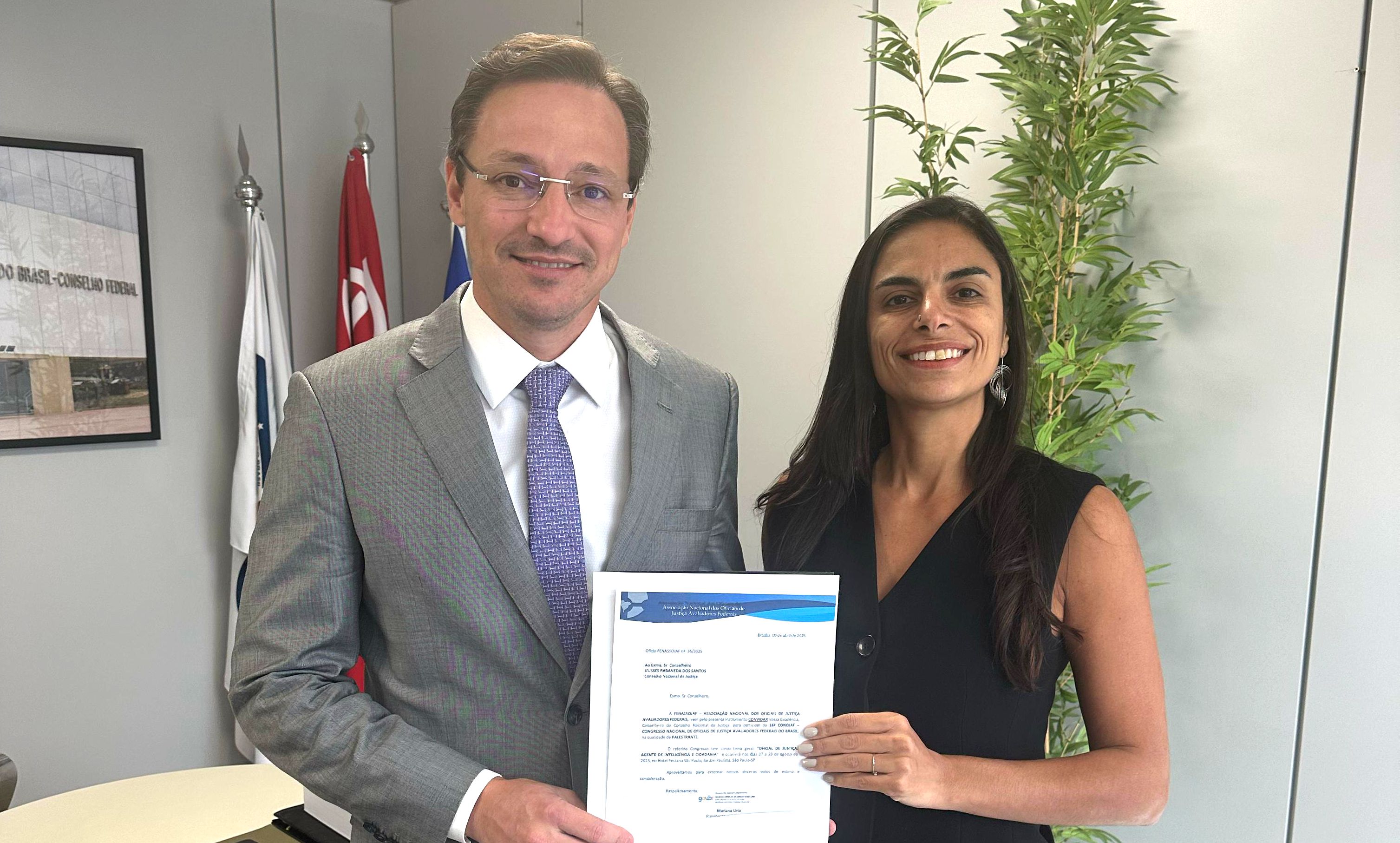 FENASSOJAF CONFIRMA MAIS UM CONSELHEIRO DO CNJ COMO PALESTRANTE NO 16º CONOJAF EM SÃO PAULO