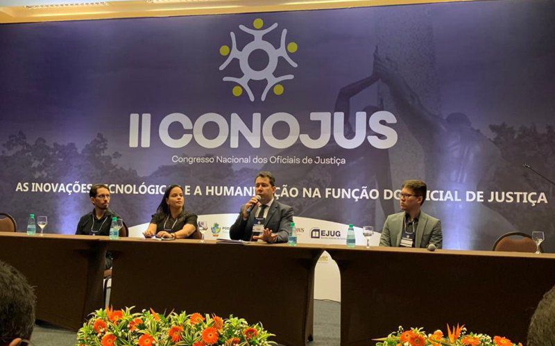 VICE COORDENADOR DA FENASSOJAF PALESTRA SOBRE FERRAMENTAS TECNOLÓGICAS DURANTE O II CONOJUS EM GOIÂNIA