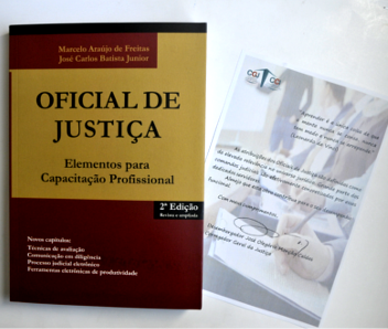 LIVRO LANÇADO NO TJBA PROMOVE CAPACITAÇÃO PROFISSIONAL DOS OFICIAIS DE JUSTIÇA