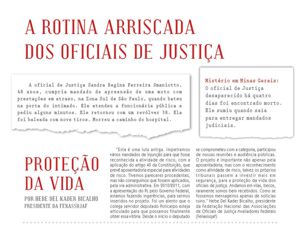 JORNAL DO SERVIDOR: A ROTINA ARRISCADA DOS OFICIAIS DE JUSTIÇA