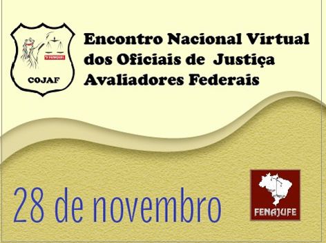 FENAJUFE CONVOCA ENCONTRO DE OFICIAIS DE JUSTIÇA PARA O DIA 28 DE NOVEMBRO