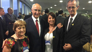 OFICIAIS DE JUSTIÇA ACOMPANHAM ABERTURA DO SEMINÁRIO DOS 75 ANOS DA JUSTIÇA DO TRABALHO