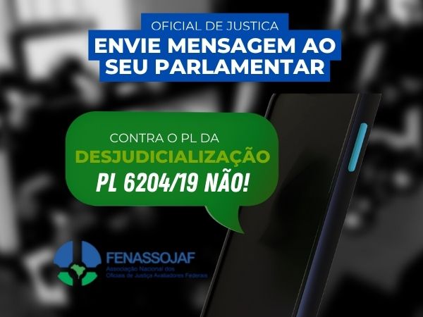 URGENTE: ENVIE MENSAGEM AOS SENADORES CONTRA O PL DA DESJUDICIALIZAÇÃO