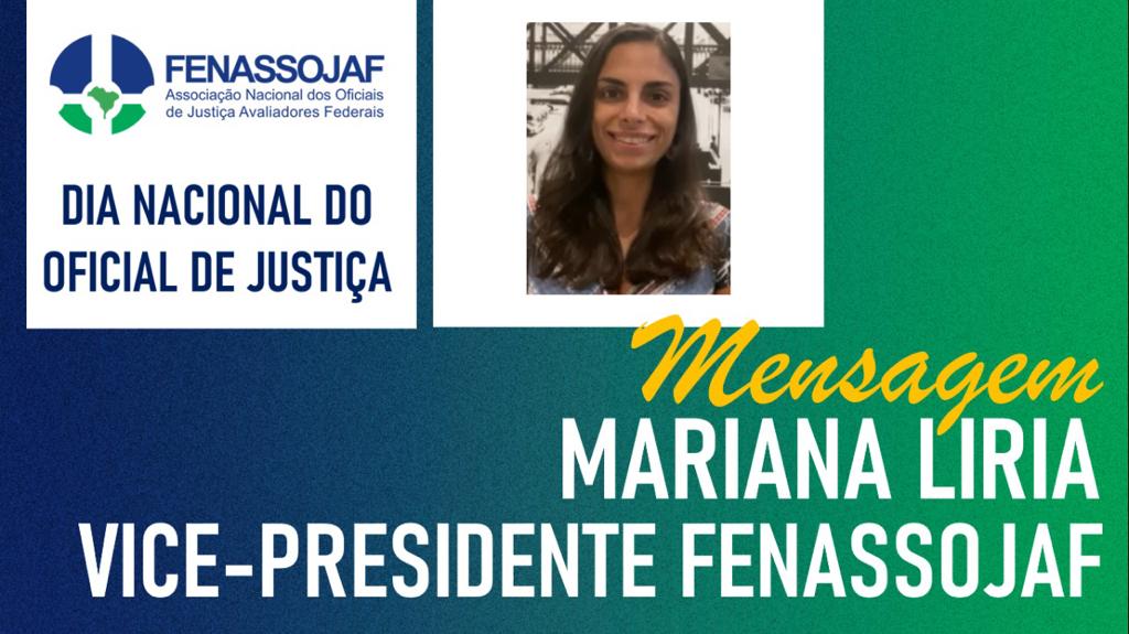 ESPECIAL DIA DO OFICIAL DE JUSTIÇA: VICE-PRESIDENTA DA FENASSOJAF FAZ BALANÇO DAS ATIVIDADES EM BRASÍLIA