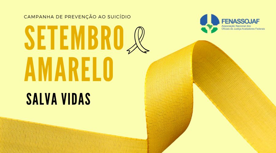 A CAMPANHA SETEMBRO AMARELO SALVA VIDAS!