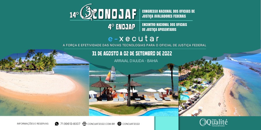 CONOJAF 2022: ASSOJAF/BA SOLICITA ENVIO DE FOTOS PARA MURAL SOBRE OS CONGRESSOS DE OFICIAIS DE JUSTIÇA