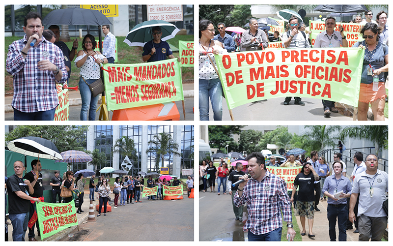 ATO PELA NOMEAÇÃO REÚNE OFICIAIS DE JUSTIÇA E APROVADOS NO CONCURSO DO TJDFT