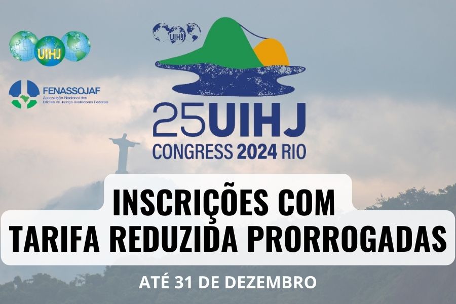 CONGRESSO INTERNACIONAL: PERÍODO DE INSCRIÇÃO COM TARIFA REDUZIDA É PRORROGADO ATÉ 31 DE DEZEMBRO